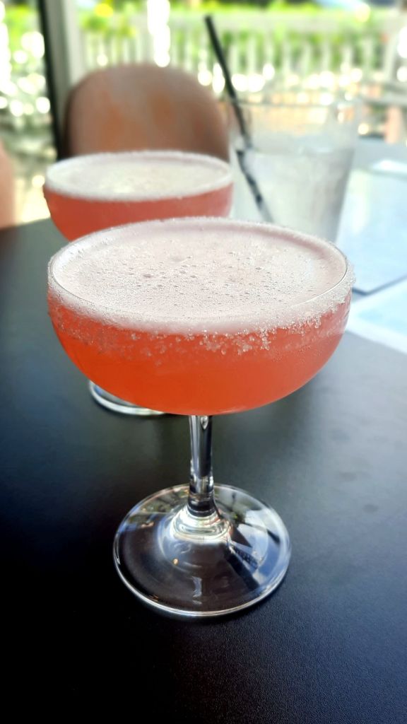 Strawberry Lemon Drop cocktail at the Grove in Binghamton NY