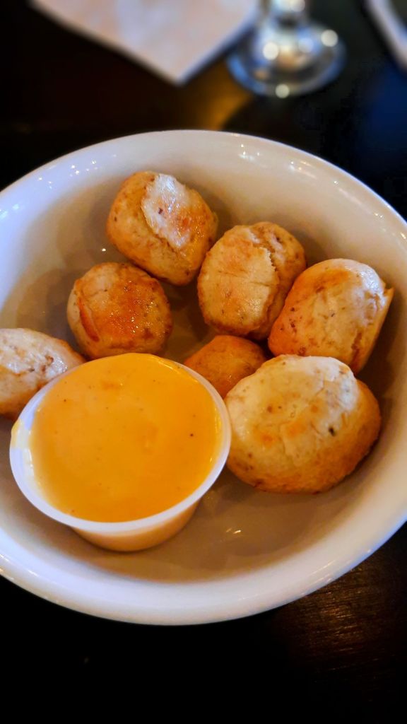 We always order the Brewer Bites [with beer cheese] as an appetizer. So good! 