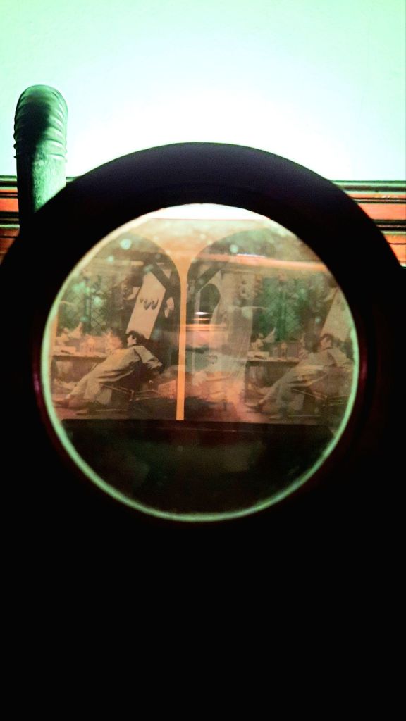 Old photography equipment found at Phelps Mansion Museum in Binghamton, NY 