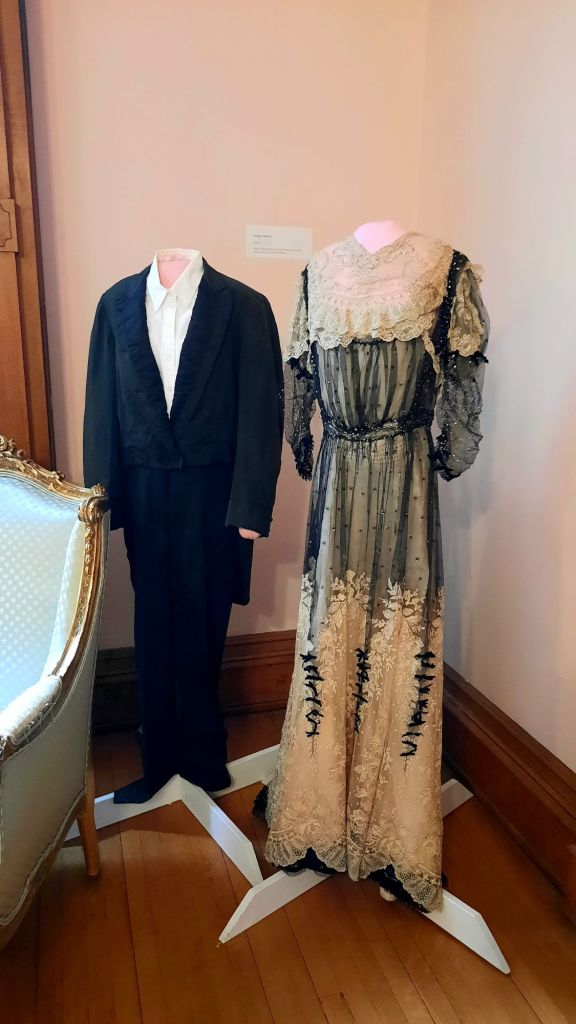 Vintage Victorian clothing found in Phelps Mansion Museum in Binghamton, NY - gilded age homes in New York