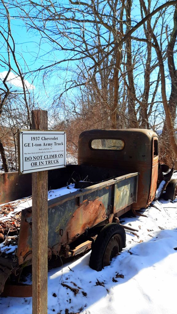1937 Chevrolet GE 1-ton army truck - built in Buffalo, NY - may have been used locally by Civilian Conservation Corps