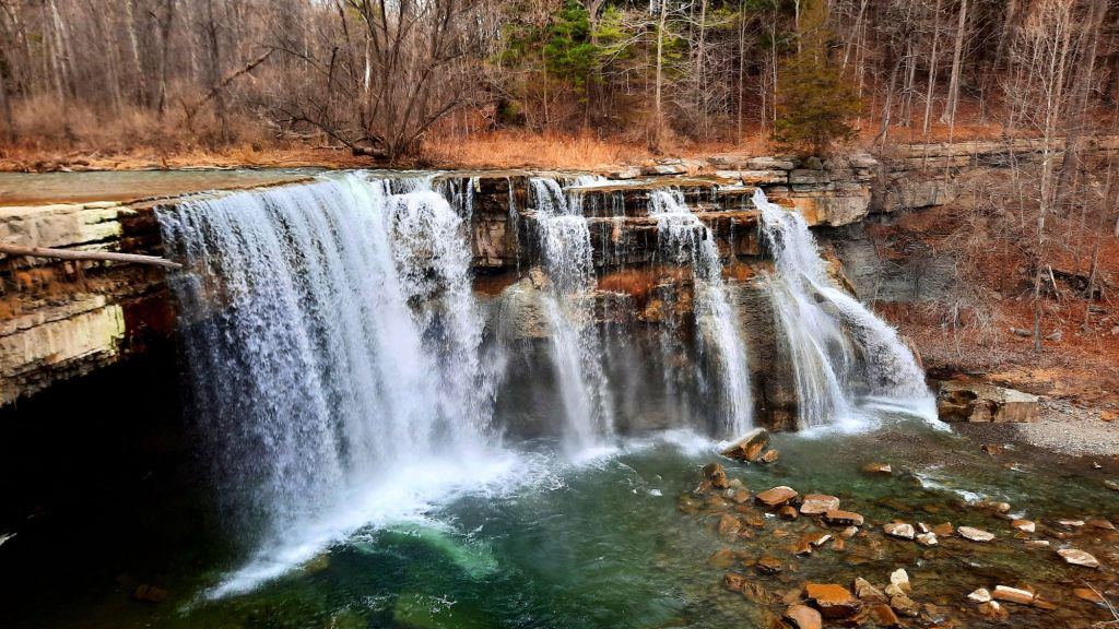 Ludlowville Falls at Ludlowville Park in Lansing, New York - Finger Lakes FLX outdoors waterfalls