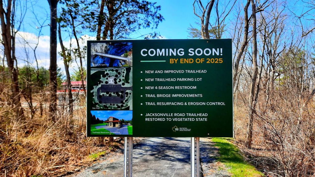 There are so many new things coming to this section of the trail. Personally, I'm most excited about the restroom.. it looks nice! Taughannock really needed one there... last year I really had to go, but the closest toilet was on the other side of the rim. 😆 