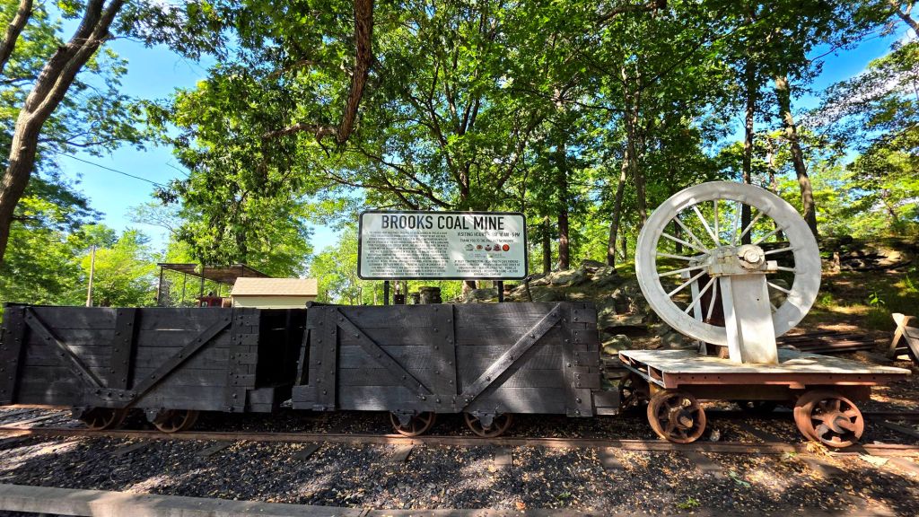 Brooks coal mine at Nay Aug Park in Scranton, Pennsylvania