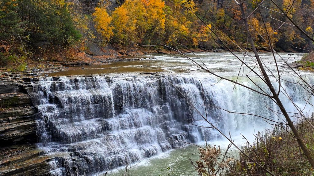 Lower Falls at Letchworth State Park - October 20, 2025