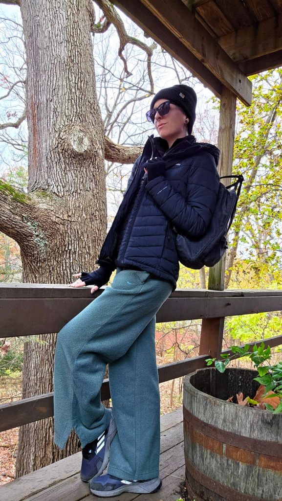 Kae Audhild thrift shopping outfit of the day ootd comfortable warm errands outfits 