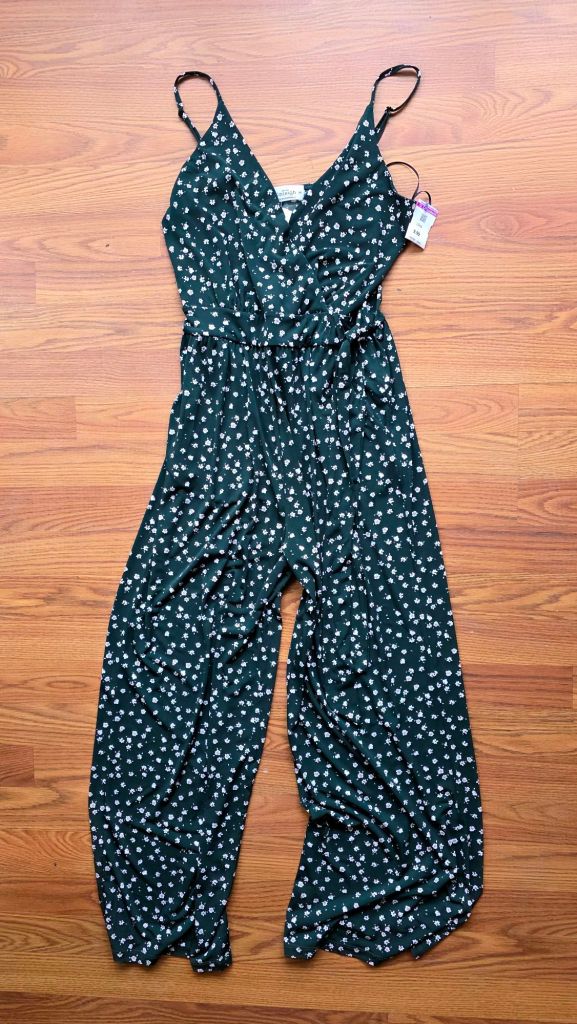 Kaileigh floral jumpsuit, green ($9.99) 