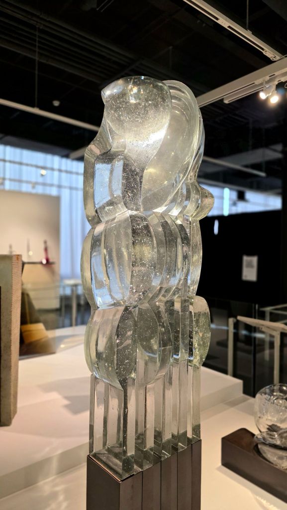 Glass sculpture at Corning Museum of Glass in Corning NY
