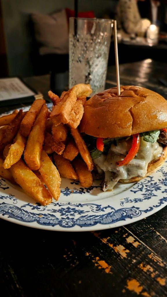 Tenderloin Sandwich with fries at 205 dry in Binghamton NY - food photography - best restaurants in Binghamton area
