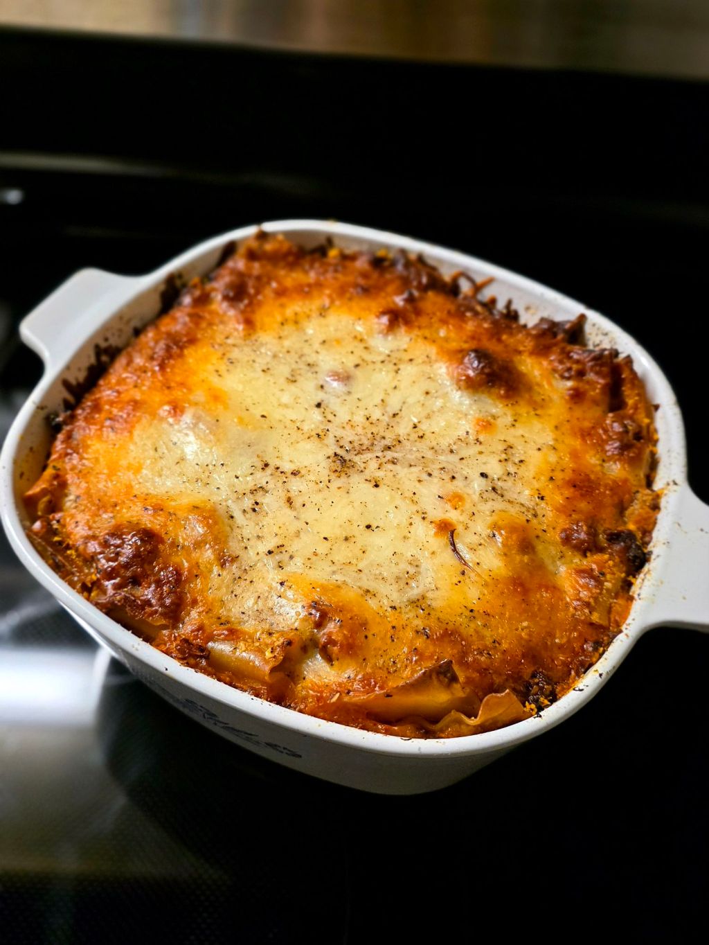 Flavor-Forward Lasagna in a Vintage Dish (A Quiet Luxury Comfort&nbsp;Recipe)